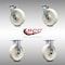Service Caster 8 Inch Stainless Steel Nylon Caster Set with Roller Bearing 2 Swivel 2 Rigid SCC SCC-SS30S820-NYR-2-R-2 - alternate 4